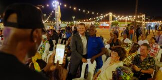 Prome Minister Mike Eman presente na prome edicion di conmemoracion di abolicion di sclavitud na San Nicolas
