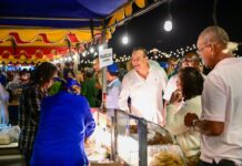 Minister Geoffrey Wever: E prome edicion di San Nicolas Food Festival tabata exitoso!