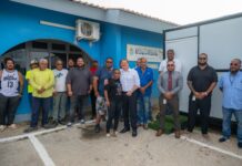 E ploegnan di Serlimar ta uni na Dia Nacional pa Cuida Aruba