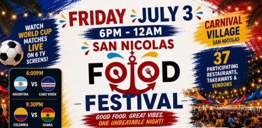 Minister Geoffrey Wever: Tur cos ta cla pa e prome edicion di San Nicolas Food Festival