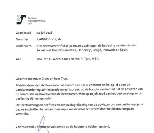 MEP ta exigi transparencia: “Minister mester publica conseho di LAR tocante biahe den jet priva”
