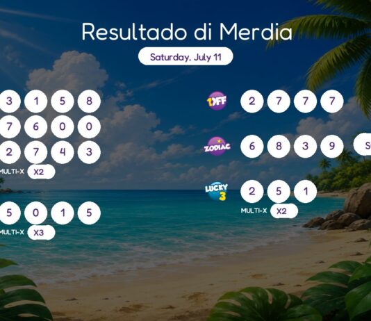 Resultado di Merdia – Saturday, July 11 2pm
