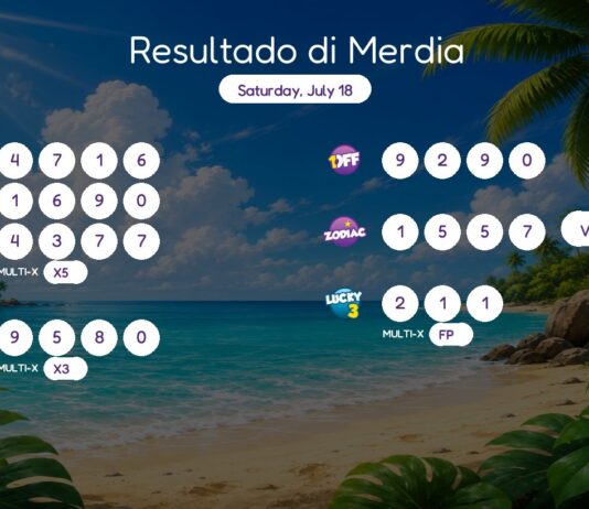 Resultado di Merdia – Saturday, July 18 2pm