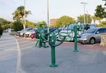 Minister Wendrick Cicilia ta inverti den salud y bienestar di comunidad cu renobacion di outdoor gym na Linear Park