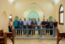 Prome Minister Mike Eman ta aprecia progreso di restauracion di Kapel di Bethania