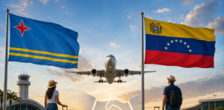 Reapertura gradual di frontera aereo entre Aruba y Venezuela