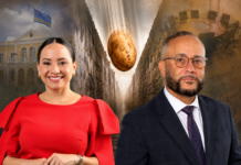 Batata cayente: Gerlien a pone cuchiu riba garganta di AVP y Mike de Meza