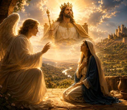 ”Lo E ta un gran homber y nan lo yam’E ’Yiu di Altisimo.’ Señor Dios lo dun’E trono di su antepasado David; te den eternidad lo E ta Rey di e desendientenan di Jacob y na su reino lo no tin fin.” (Lucas 1, 32-33)