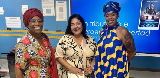 Parlamentario Xiomara Maduro presente na Archivo Nacional pa e conmemoracion di Comercio Transatlantico di Sclavitud