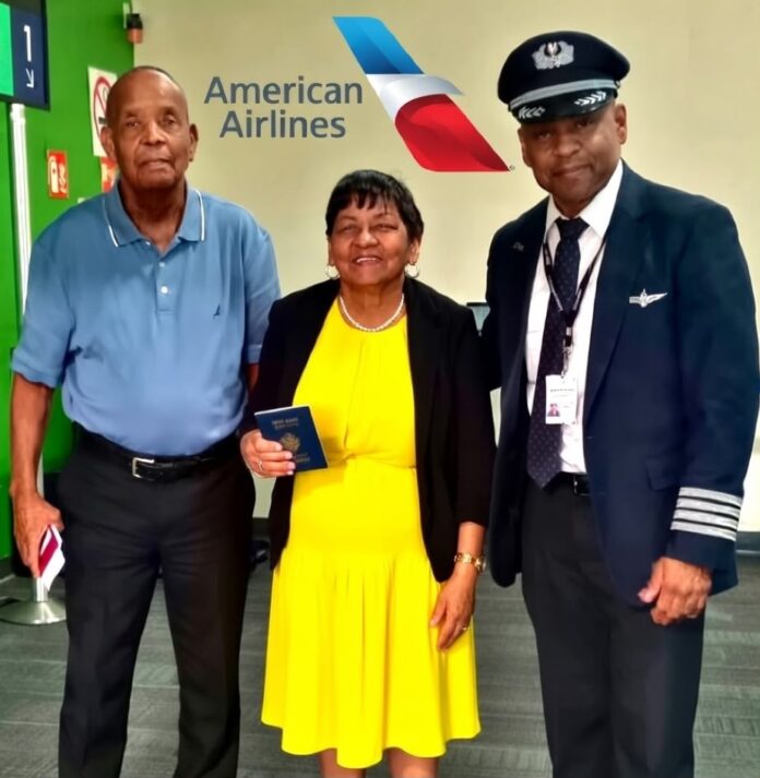Pic - Captain Glen Andrew on American Airlines 3 August 2026 papiamento.1