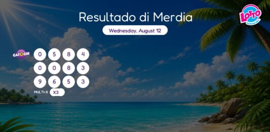 Resultado di Merdia – Wednesday, August 12 2pm