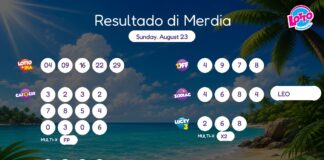 Resultado di Merdia – Sunday, August 23 2pm
