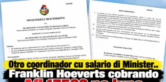 Atrobe Franklin Hoevertz cu contract di 17500 florin pa luna cerca Arthur Dowers