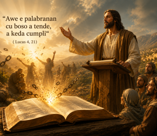 āAwe e palabranan cu boso a tende, a keda cumpliā ( Lucas 4, 21)