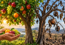 Un bon palo no ta pari mal fruta y un mal palo no ta pari bon fruta. Lucas 6, 43