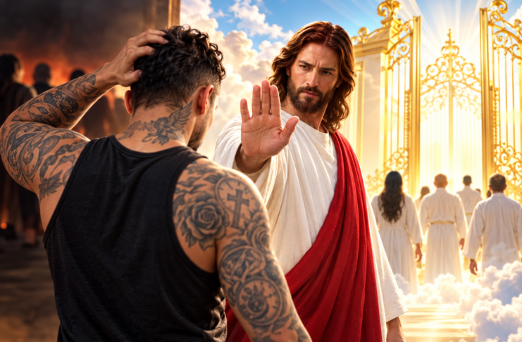 Ningun hende cu markanan y tatuahenan riba curpa, nan lo no drenta den e reino di Dios