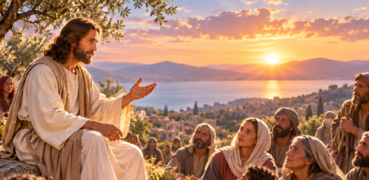 ’Feliz boso cu ta pober; reino di Dios ta pa boso. Feliz boso cu tin hamber aworaki; boso barica lo ta yena. Feliz boso cu ta yora aworaki, boso lo hari.’ Lucas 6,20-21
