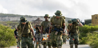 Entrenamento militar inicial pa personal militar di Caribe a ranca sali oficialmente