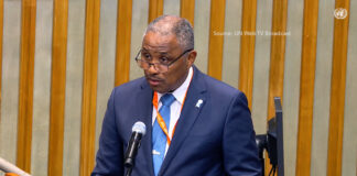 Minister Dowers a duna discurso na Nacionnan Uni