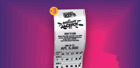 Salida di wega di Instacash “Instant Jackpot 3”.