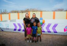 Minister Gerlien Croes: Mini turf di futbol haya un cas nobo na Fontein Kleuterschool
