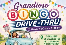 Grandioso Bingo Drive-Thru pa yuda Centro Pastoral Aruba