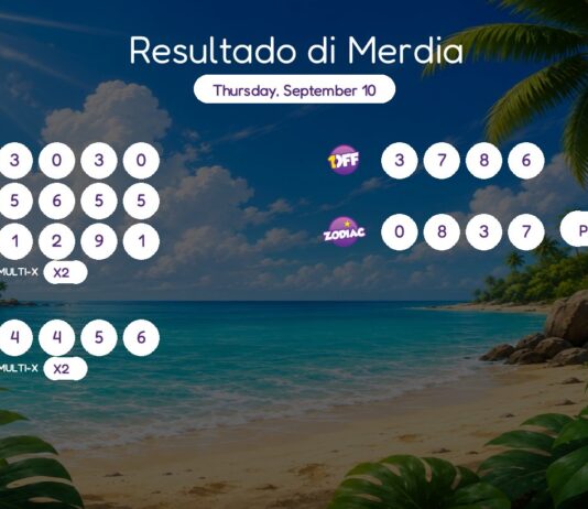 Resultado di Merdia – Thursday, September 10 2pm