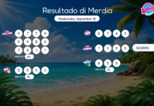 Resultado di Merdia – Wednesday, September 16 2pm