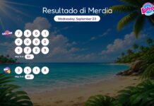 Resultado di Merdia – Wednesday, September 23 2pm