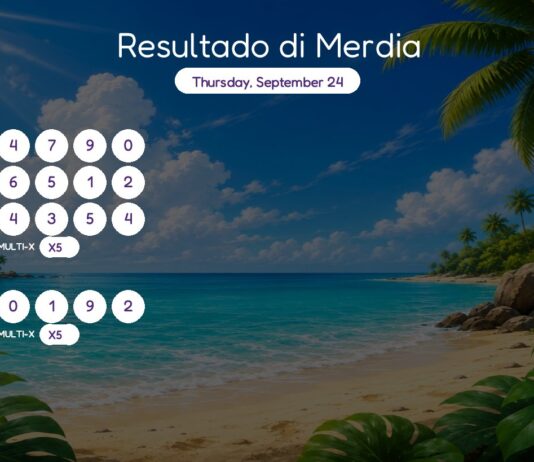 Resultado di Merdia – Thursday, September 24 2pm