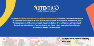 Preparacion pa Autentico Aruba Culinary Festival 2026 lo inicia den centro di Oranjestad