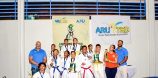 ARTBO ta celebra Campeonato Nacional di Taekwondo “Yuwana” cu gran exito den cuadro di ASU Olimpiada
