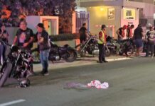 Motociclista transporta pa Hospitaal cu urgencia despues di hit&run na Palm Beach