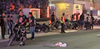 Motociclista transporta pa Hospitaal cu urgencia despues di hit&run na Palm Beach