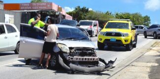 Un herido leve den accidente na Santa Cruz