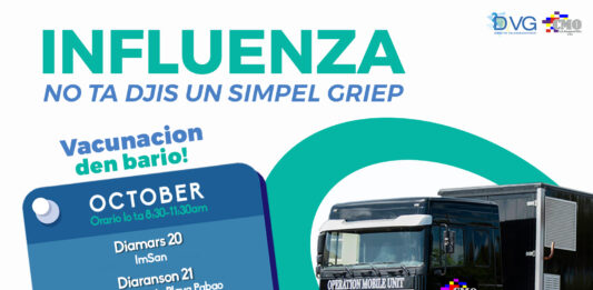 Un prik, gran proteccion: Vacunacion contra influenza disponible den bario