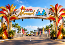 Carchi pa entrada di Aruba Caiso & Soca Monarch