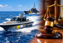 Hues a subi castigo pa miembro di Guarda Costa cu a horta motor di boto y intento di pisca calco