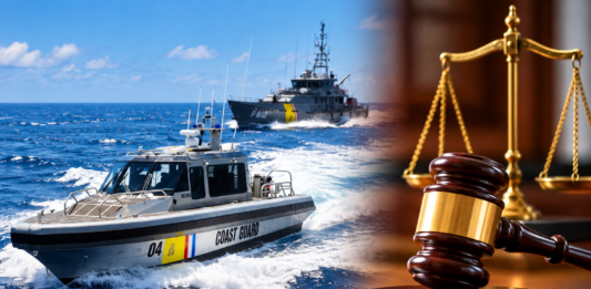 Hues a subi castigo pa miembro di Guarda Costa cu a horta motor di boto y intento di pisca calco