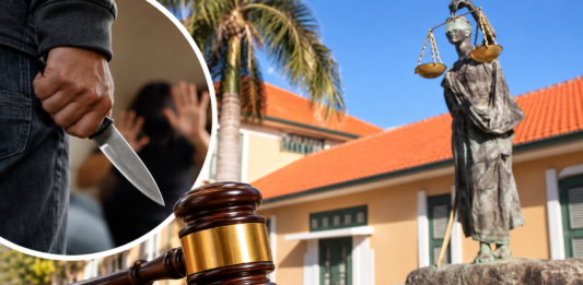 Colombiano cu a haci dos atraco arma y menaza dos hende cu cuchiu condena na cinco aƱa di prison