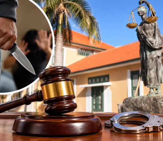 Colombiano cu a haci dos atraco arma y menaza dos hende cu cuchiu condena na cinco aña di prison