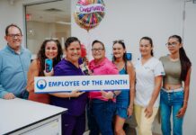 Empleado di luna di september bon mereci: HOH ta reconoce colega Nella Erasmus pa su dedicacion den Botica