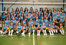 Aruba Bank ta patrocina uniform pa Fast Breakers Volleyball Team