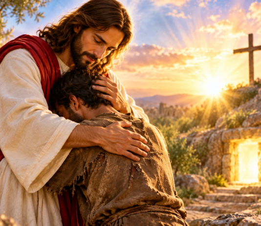 “Ma misericordia di Dios tabata asina abundante y su amor pa nos tabata asina grandi, cu, ora nos tabata morto spiritualmente pa motibo di nos actonan di desobediencia, El a rebiba nos hunto cu Cristo. Ta pa medio di gracia di Dios boso ta salba! ” (Efesionan 2, 4-5)