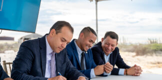 Gobierno di Aruba ta marca paso importante pa desaroyo di FreeZone Aruba na Barcadera cu firma di MOU entre FZA y APA