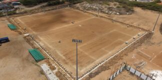 Fundacion Bubali Sport Complex Projecto Omheining na tereno S.V.Ā Bubali den fase pa converti e veld den un STADION di THE WESTĀ