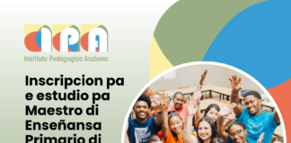 IPA ta habri inscripcion pa e estudio pa Maestro di Enseñansa Primario