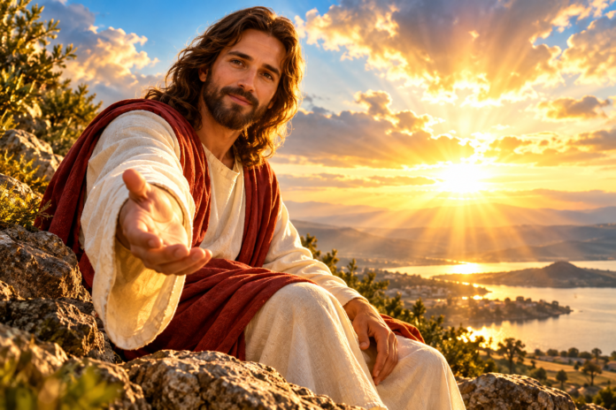 Jesus Reaches Across the Golden Valley