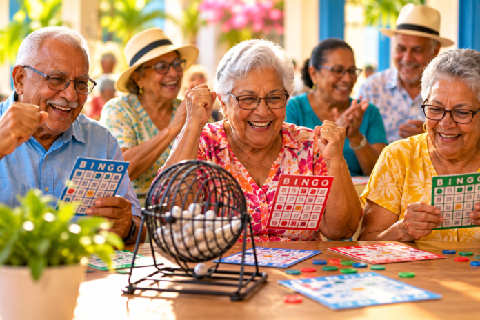 Joyful Bingo Victory in Paradise