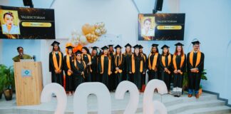 Minister di Educacion, sra. mr. Gerlien Croes, a atende ceremonia di graduacion di e programa Organization, Governance and Management (OGM) y Master’s in Governance & Leadership (MGL) na Universidad di Aruba